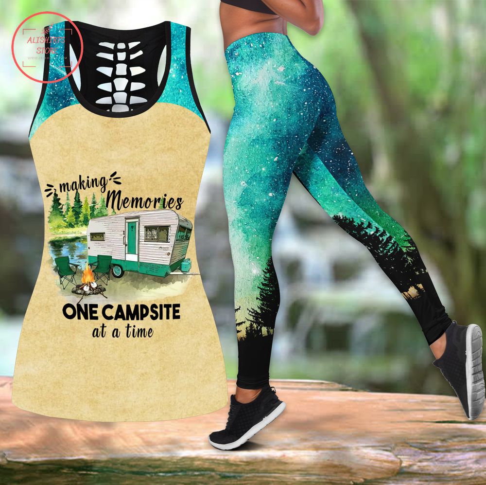 Customized Camping Leggings & Tanktop