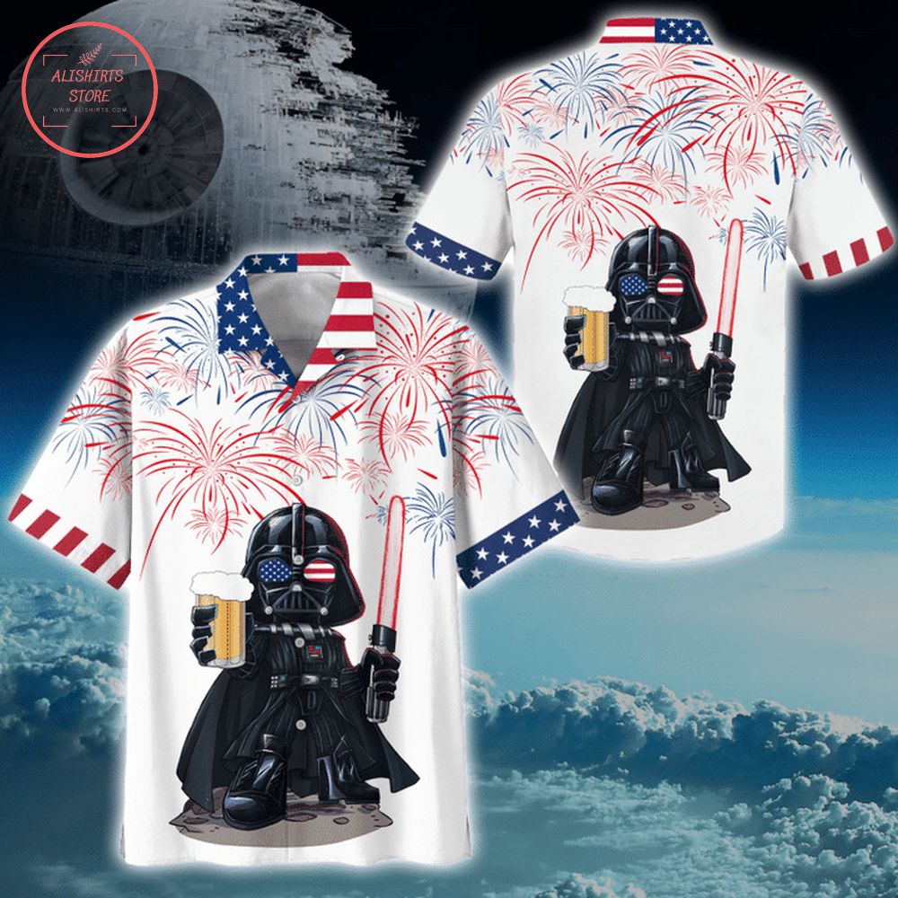 America Darth Vader Star Wars Hawaiian shirt