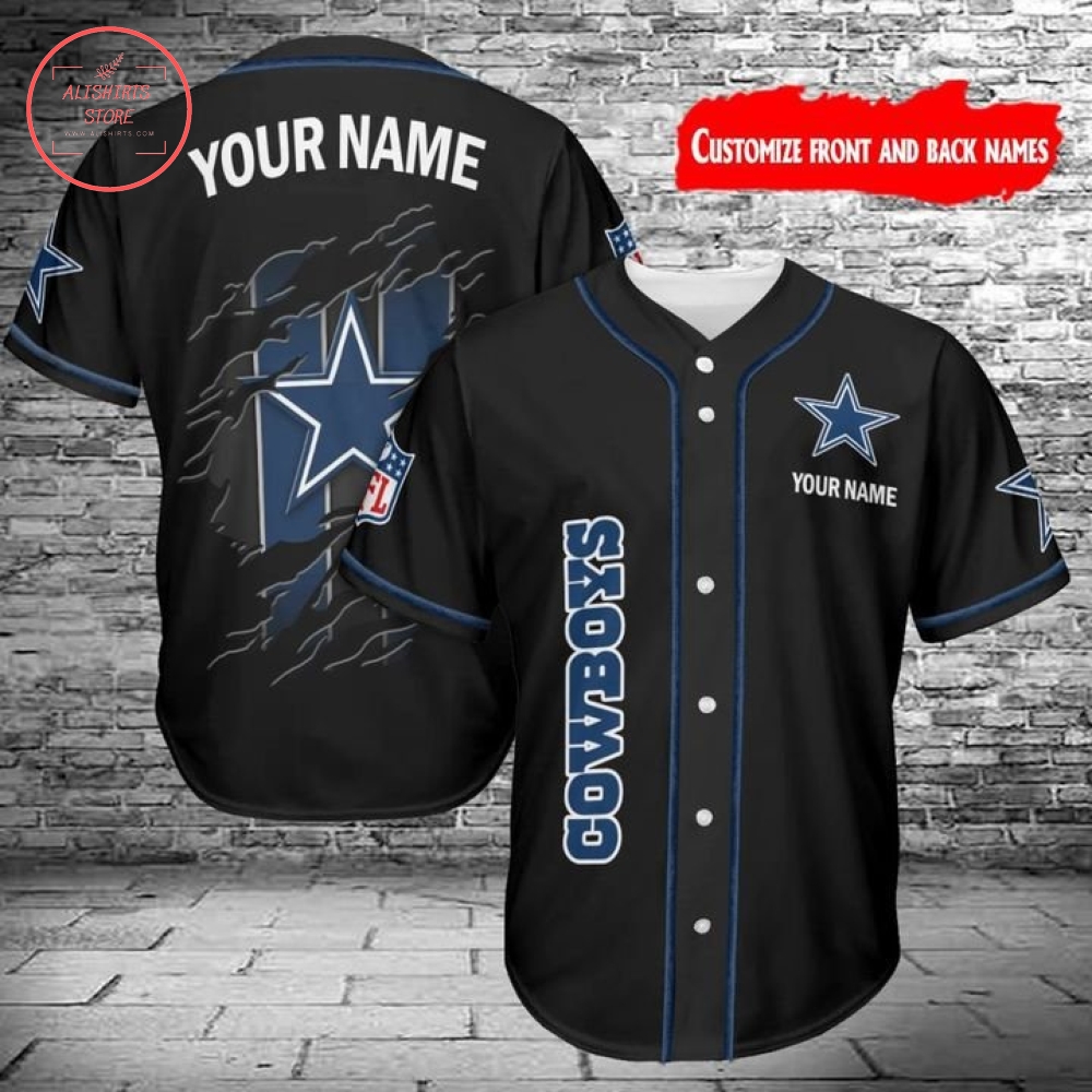 Dallas Cowboys Baseball Jersey