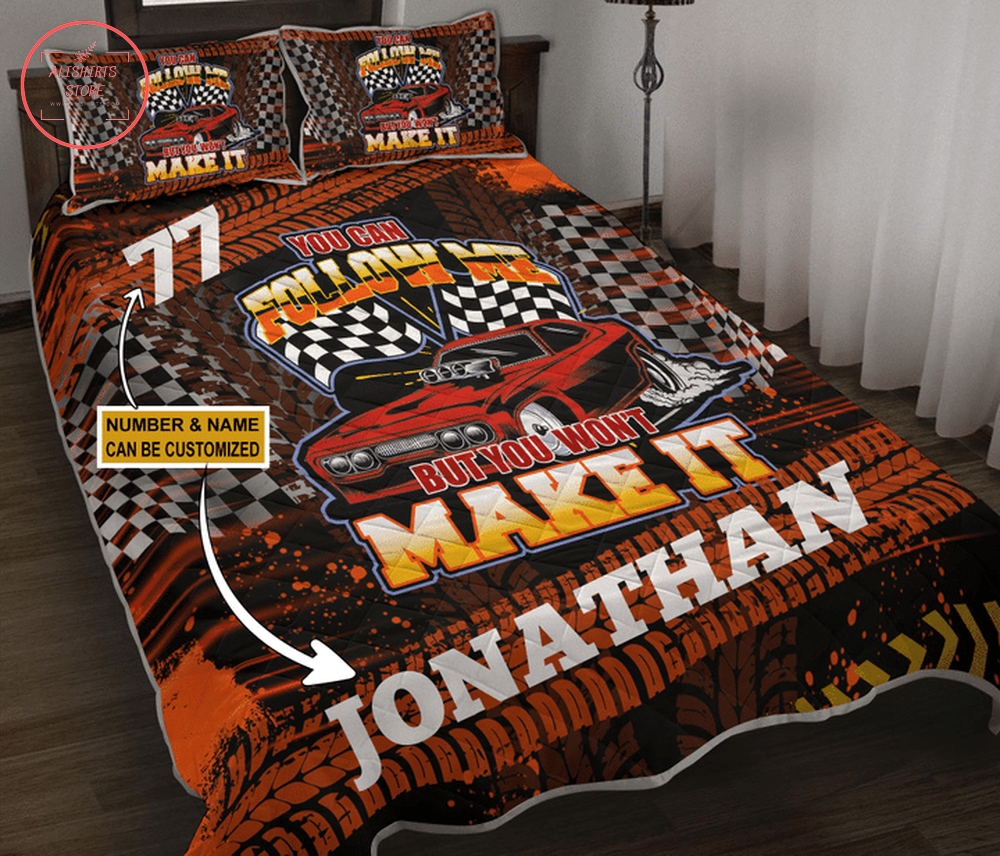 Personalized Car racer bed set