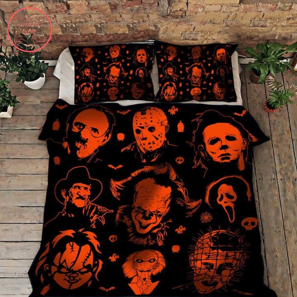 Halloween horror bad guy bed set