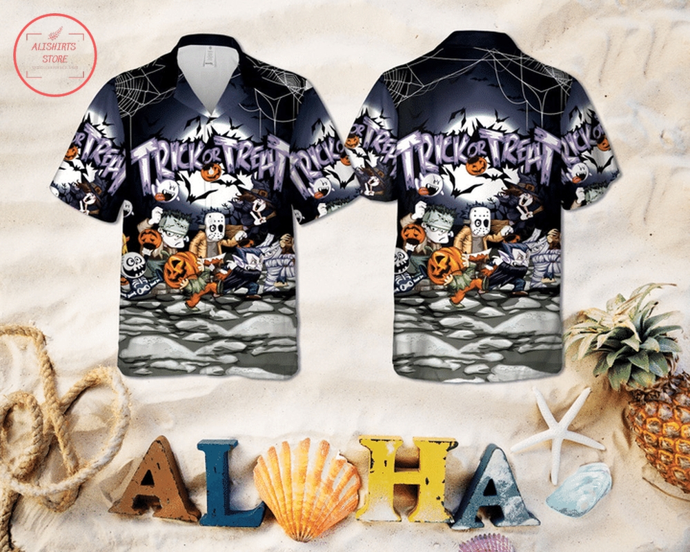 Halloween Trick or Treat Hawaiian Shirt