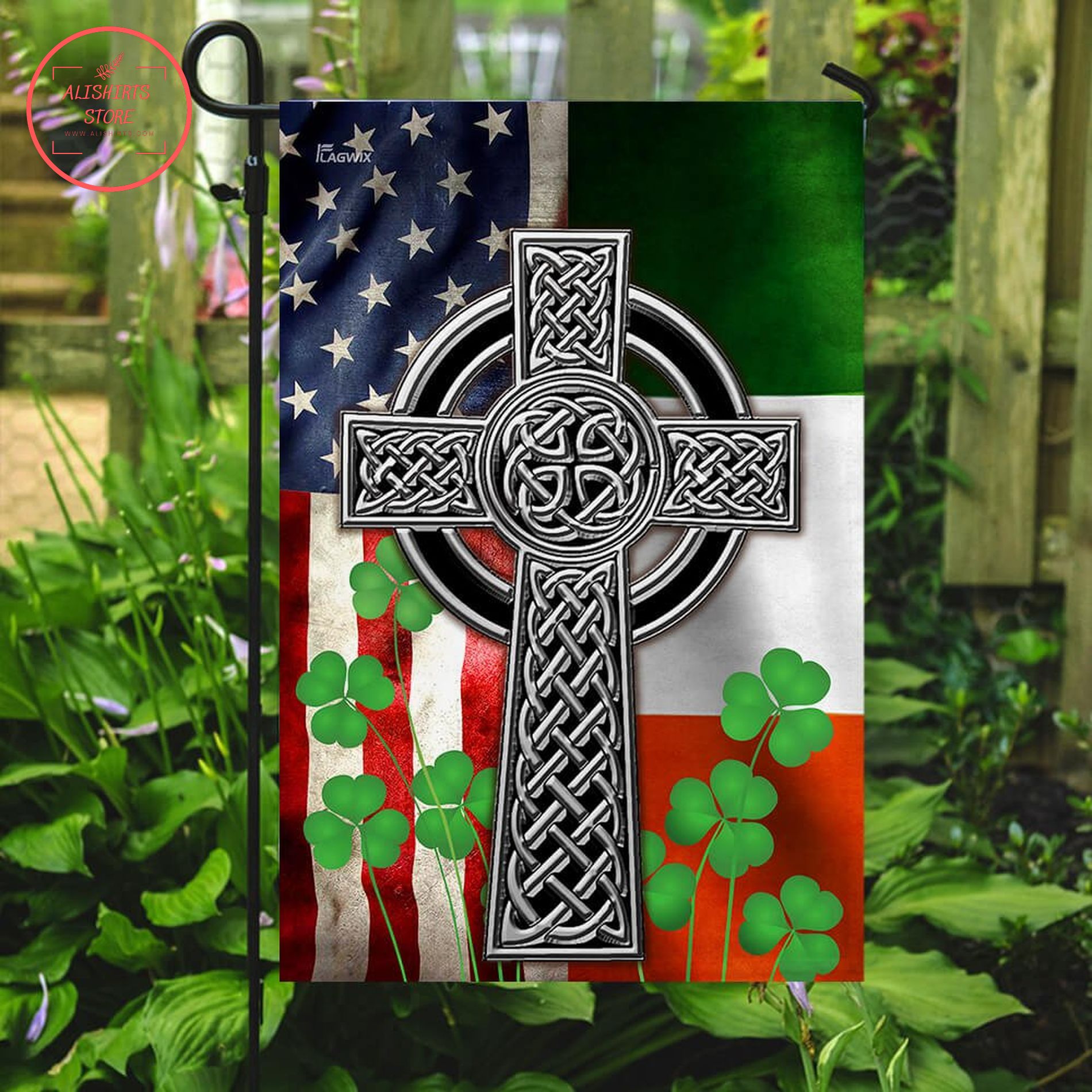 celtic cross flag