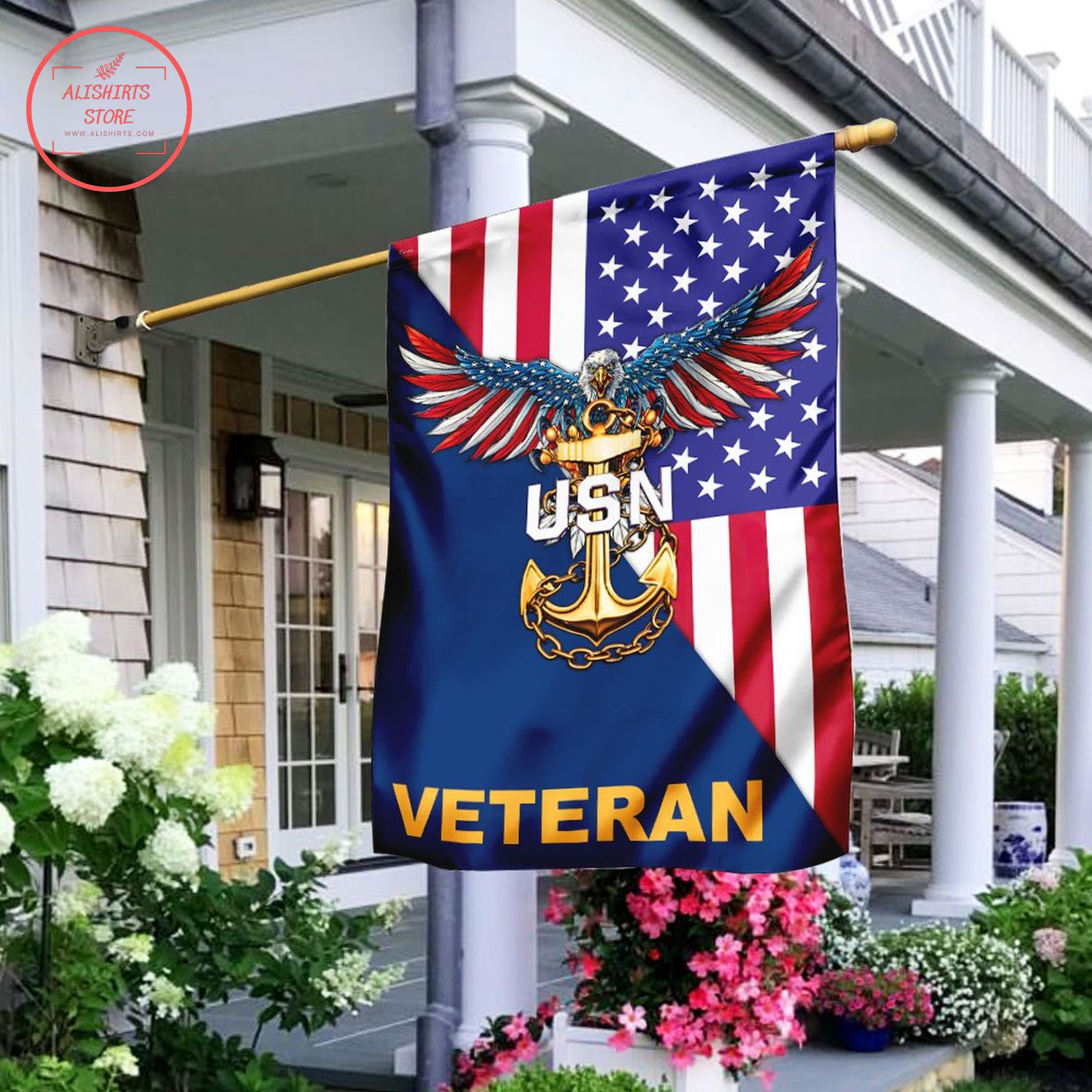 US Army veteran flag