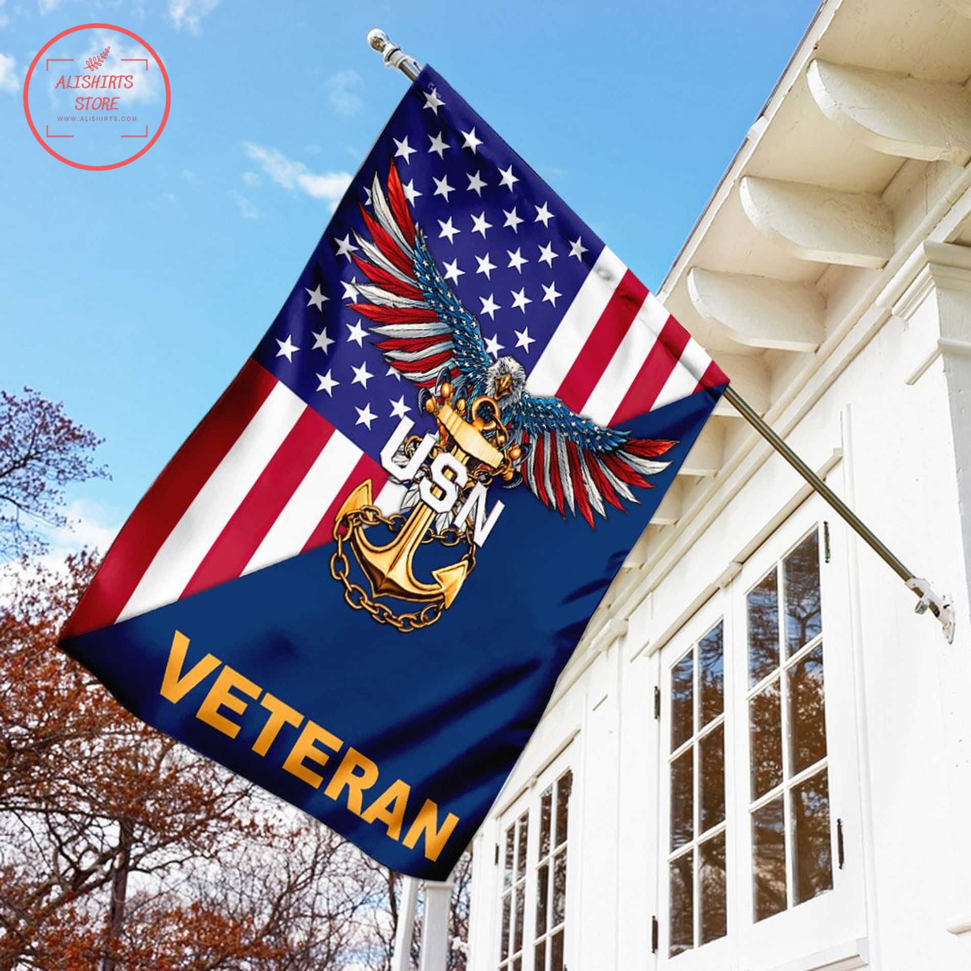 US Army veteran flag
