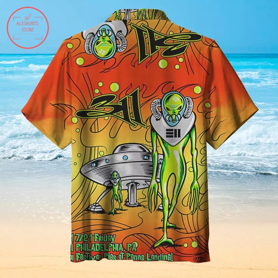 311 Music Poster Hawaiian Shirt