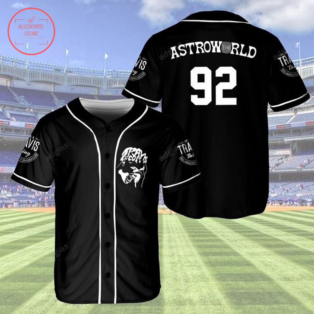 Travis Scott Astroworld Baseball Jersey