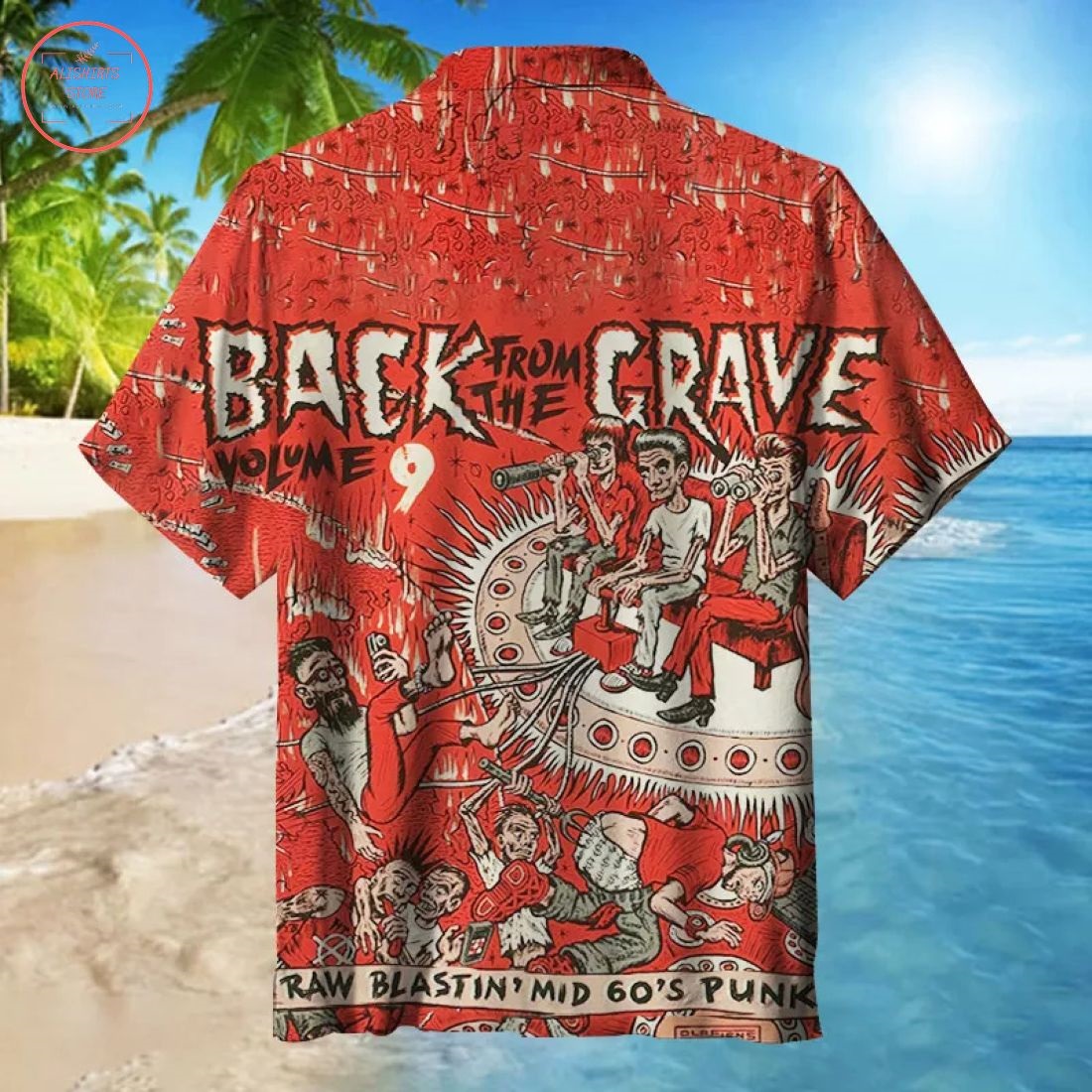 60s Punk Garage Rock Hawaiian Shirt