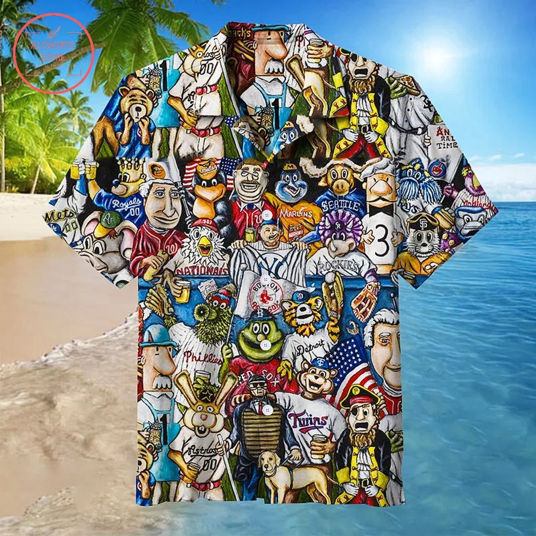 7th Inning Stretch Hawaiian Shirt