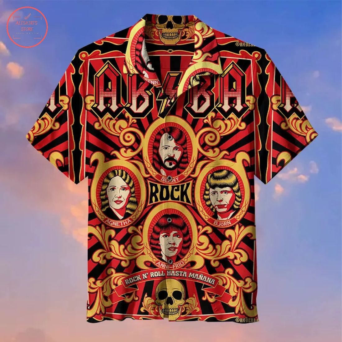 ABBA Band Hawaiian Shirt