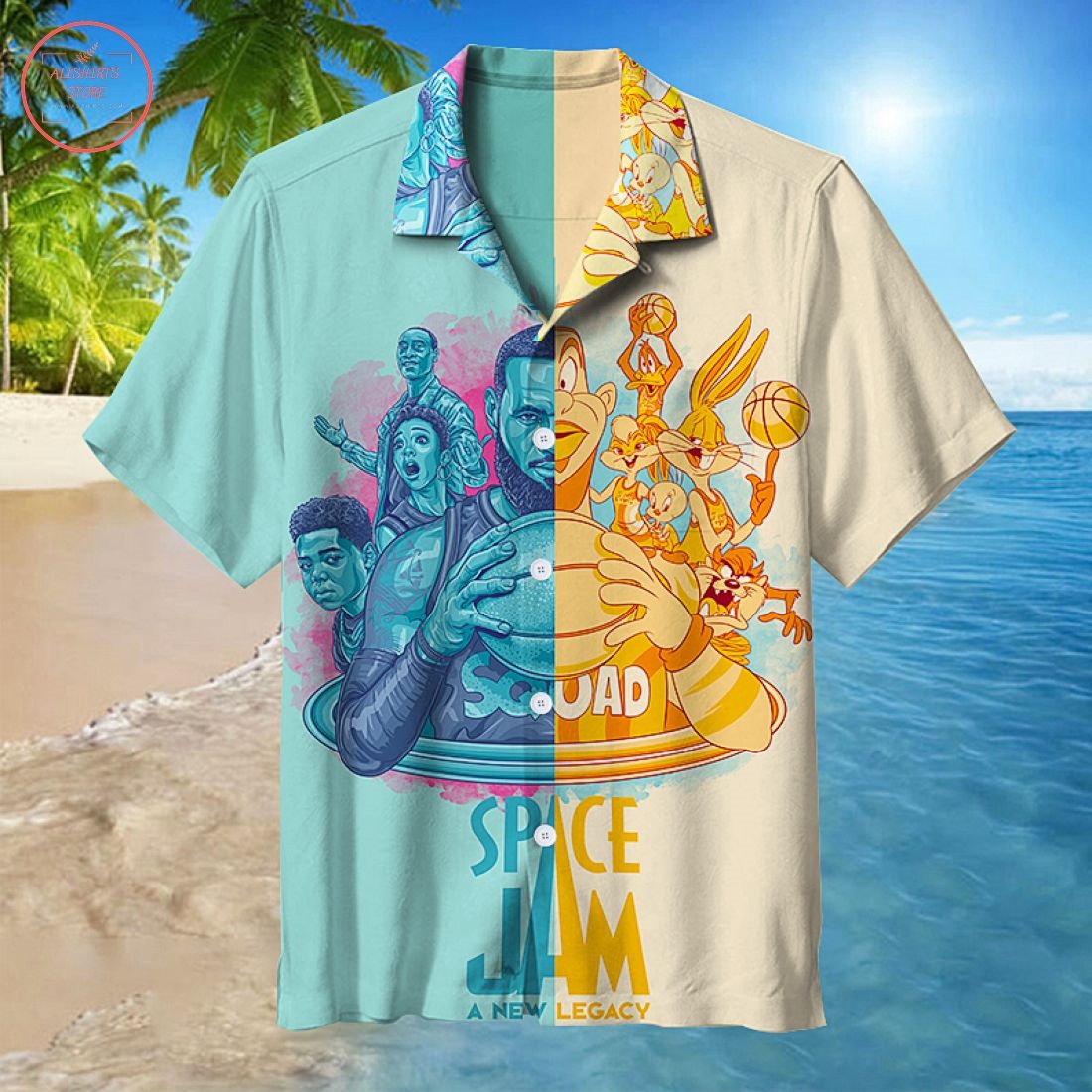 Air Slam Dunk Hawaiian Shirt