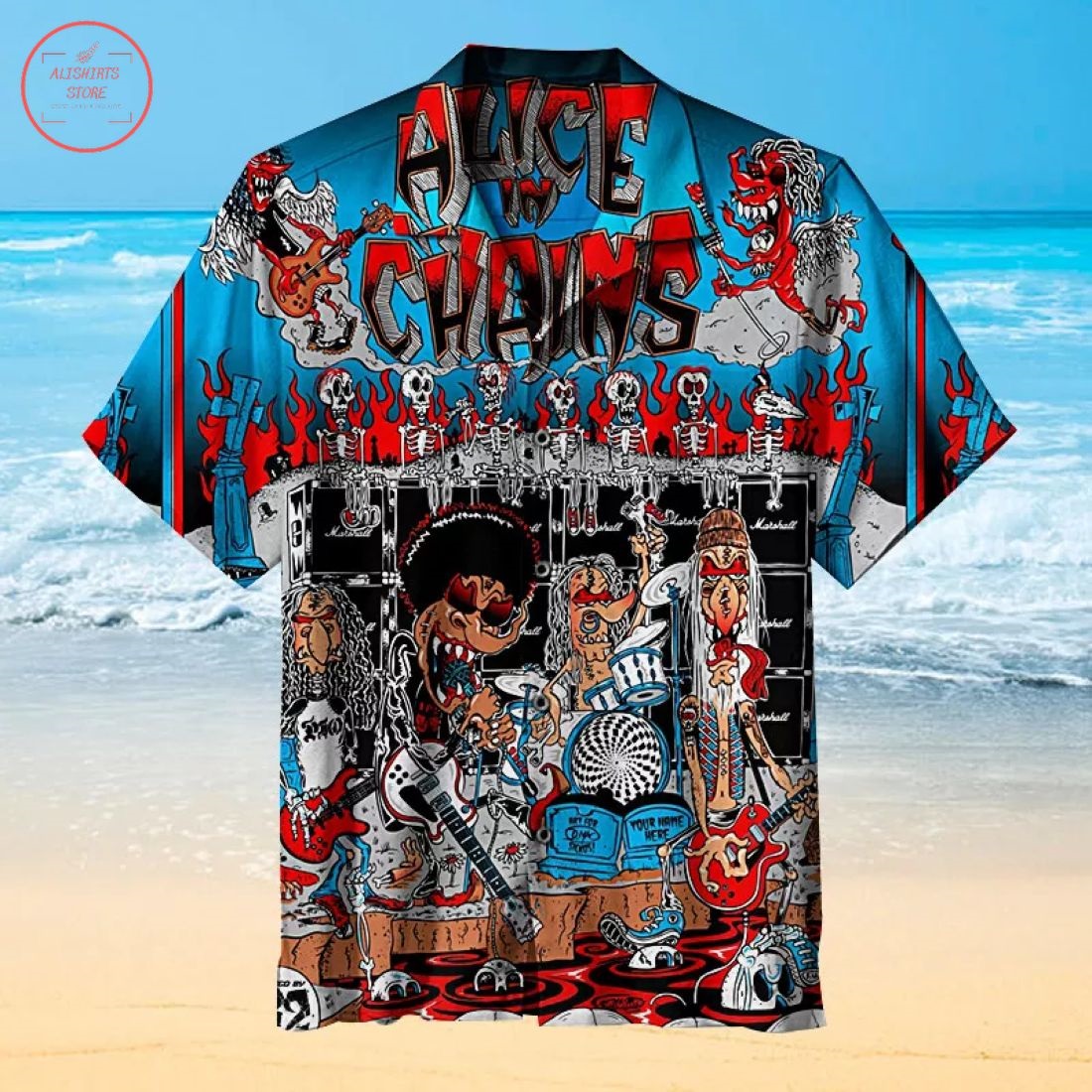 Alice In Chains Hawaiian Shirt