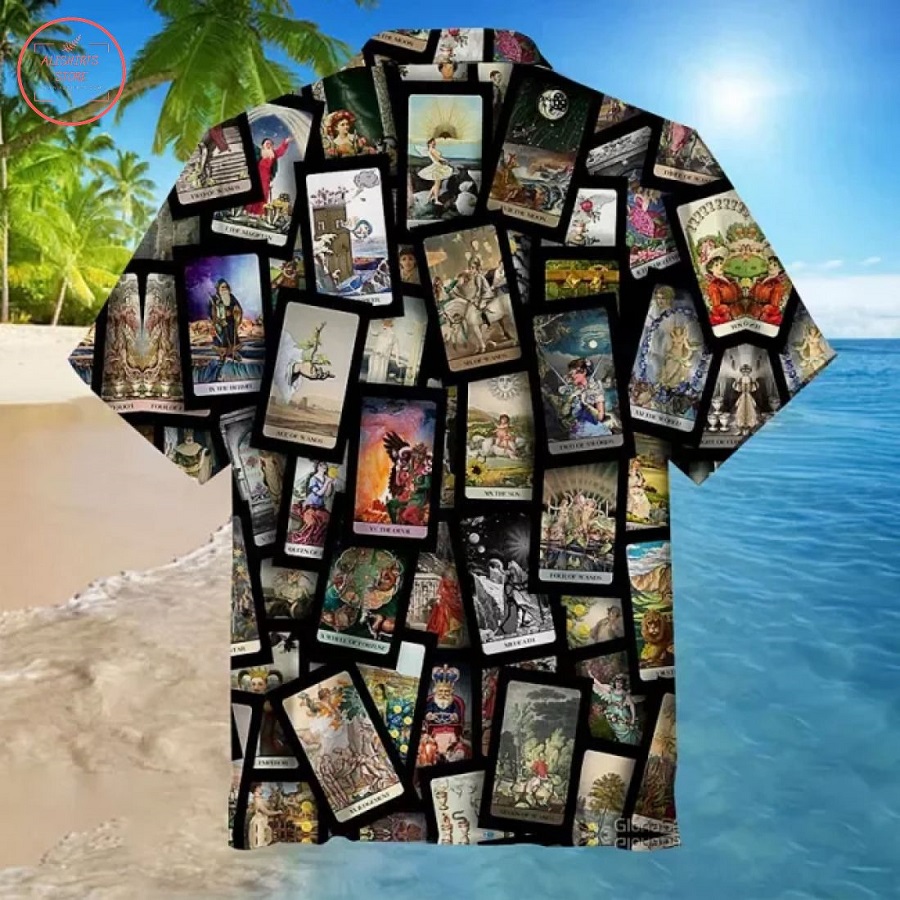 All Tarot Cards Collage Hawaiian Shirt