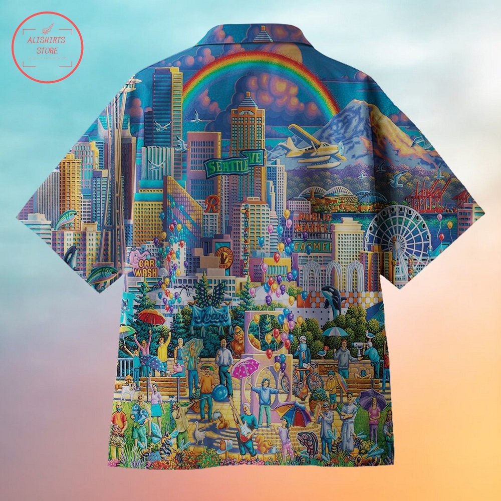 Amazing Seattle City Hawaiian Shirt