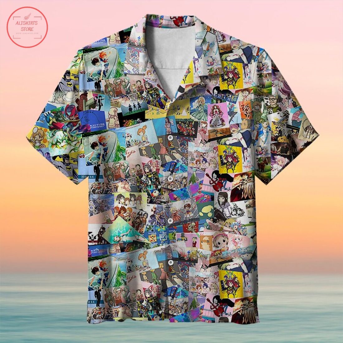 Anime stitching collection Hawaiian Shirts