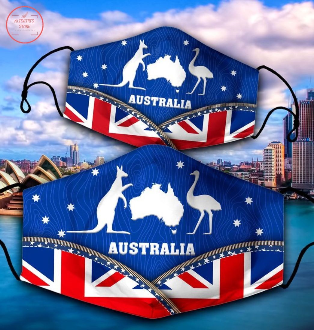 Australia Kangaroo Flag Face Mask
