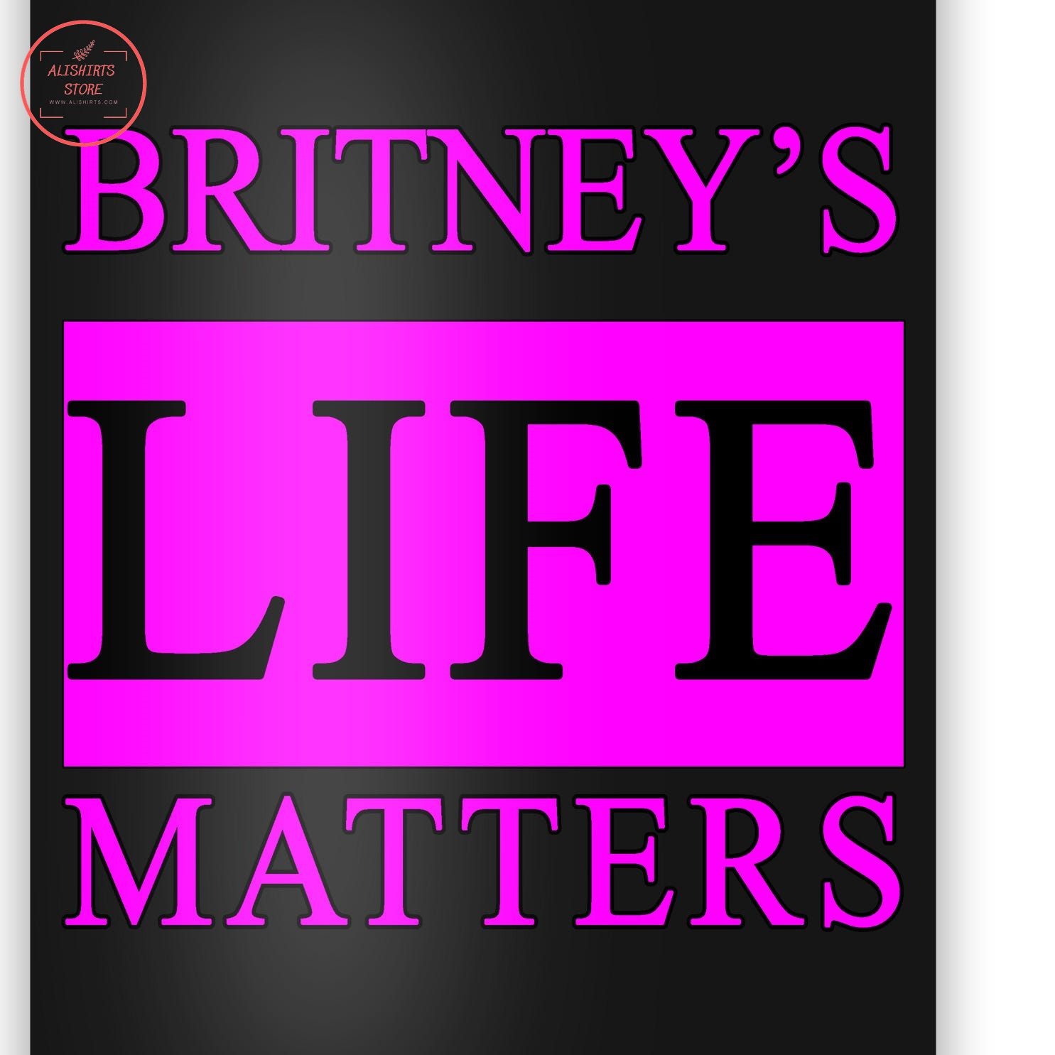 Britney's Life Matters BLM Free Britney Canvas