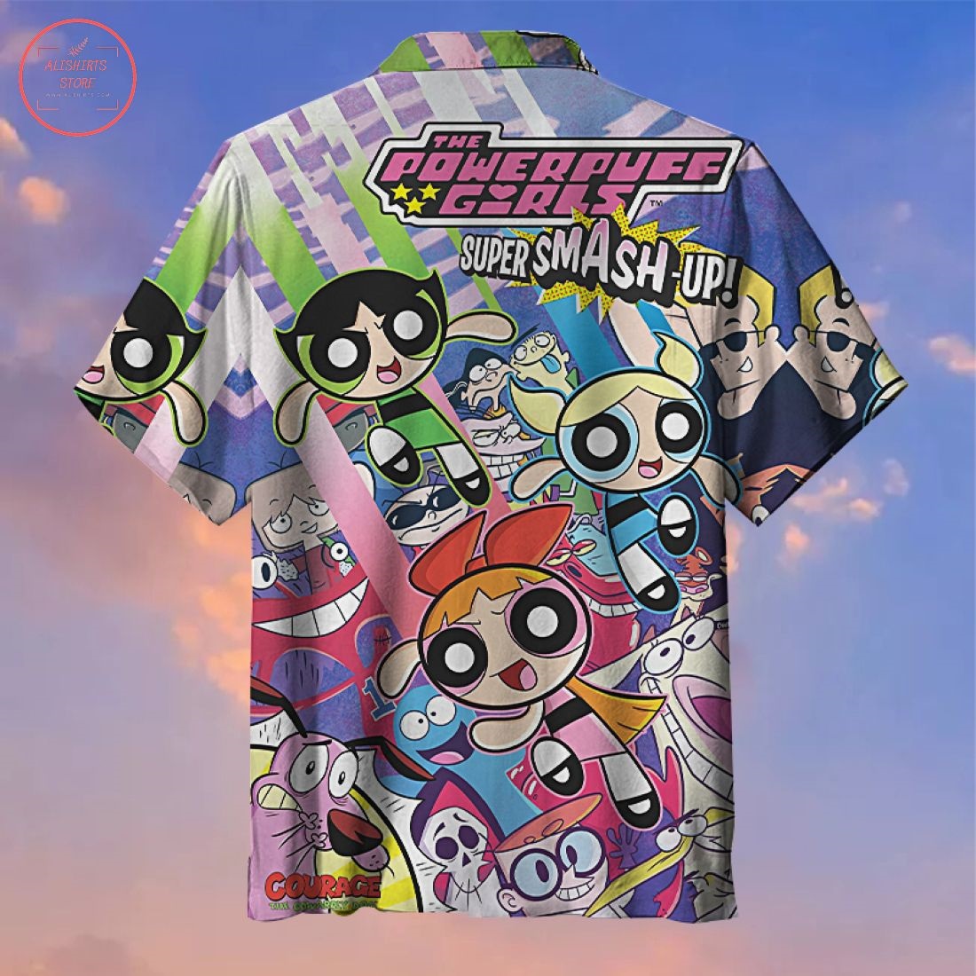 Bubbles Powerpuff Girls Hawaiian Shirt