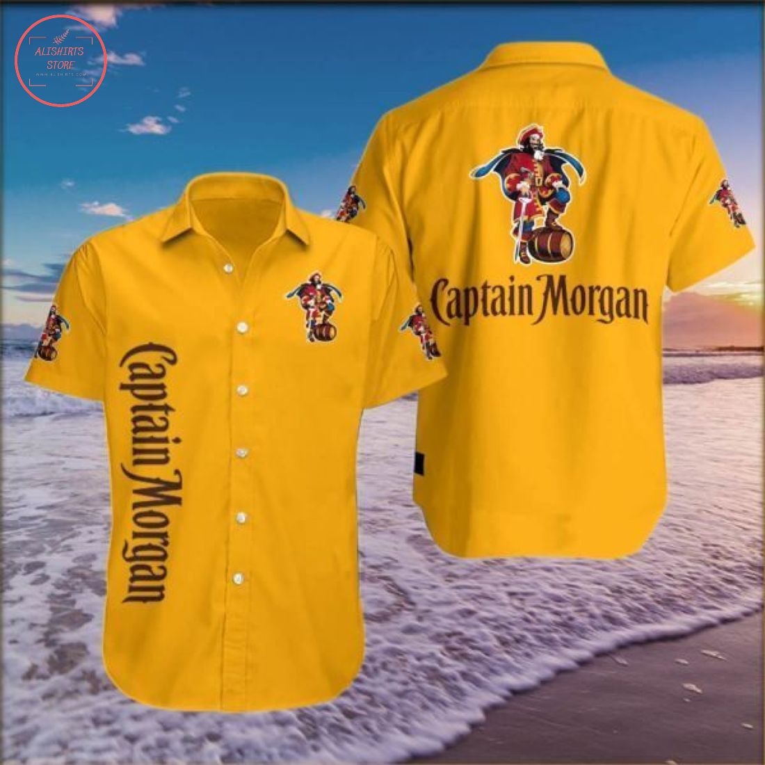 Captain Morgan Hawaiian Shirts