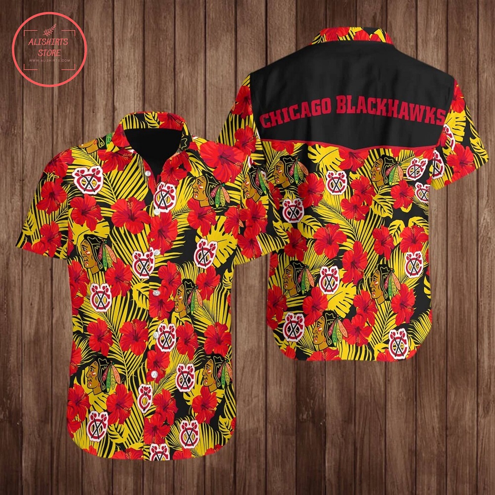 Chicago Blackhawks News Hawaiian Shirt Summer Button Up