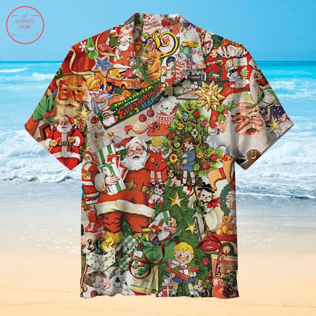 Christmas grandpa presents Hawaiian Shirt
