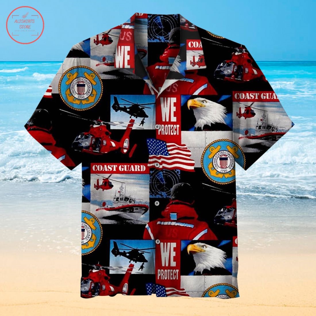 Coast Guard Hawaiian Shirt