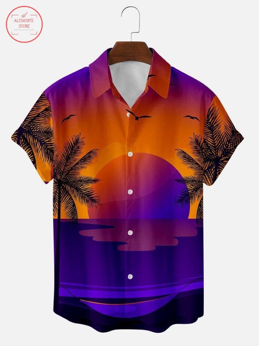 Coconut Tree Vintage Hawaiian Shirt