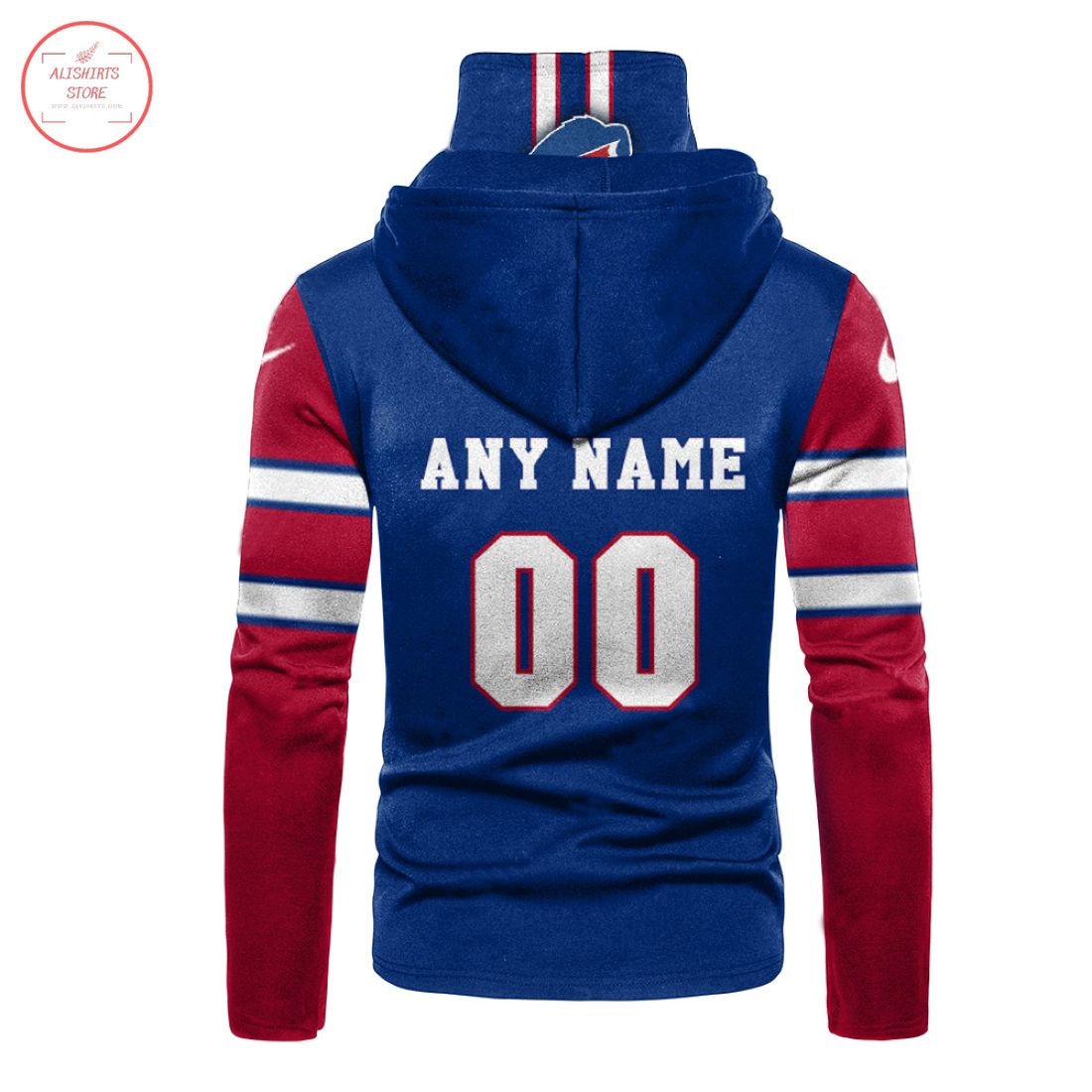 Custom name NFL Buffalo Bills Gaiter Hoodie