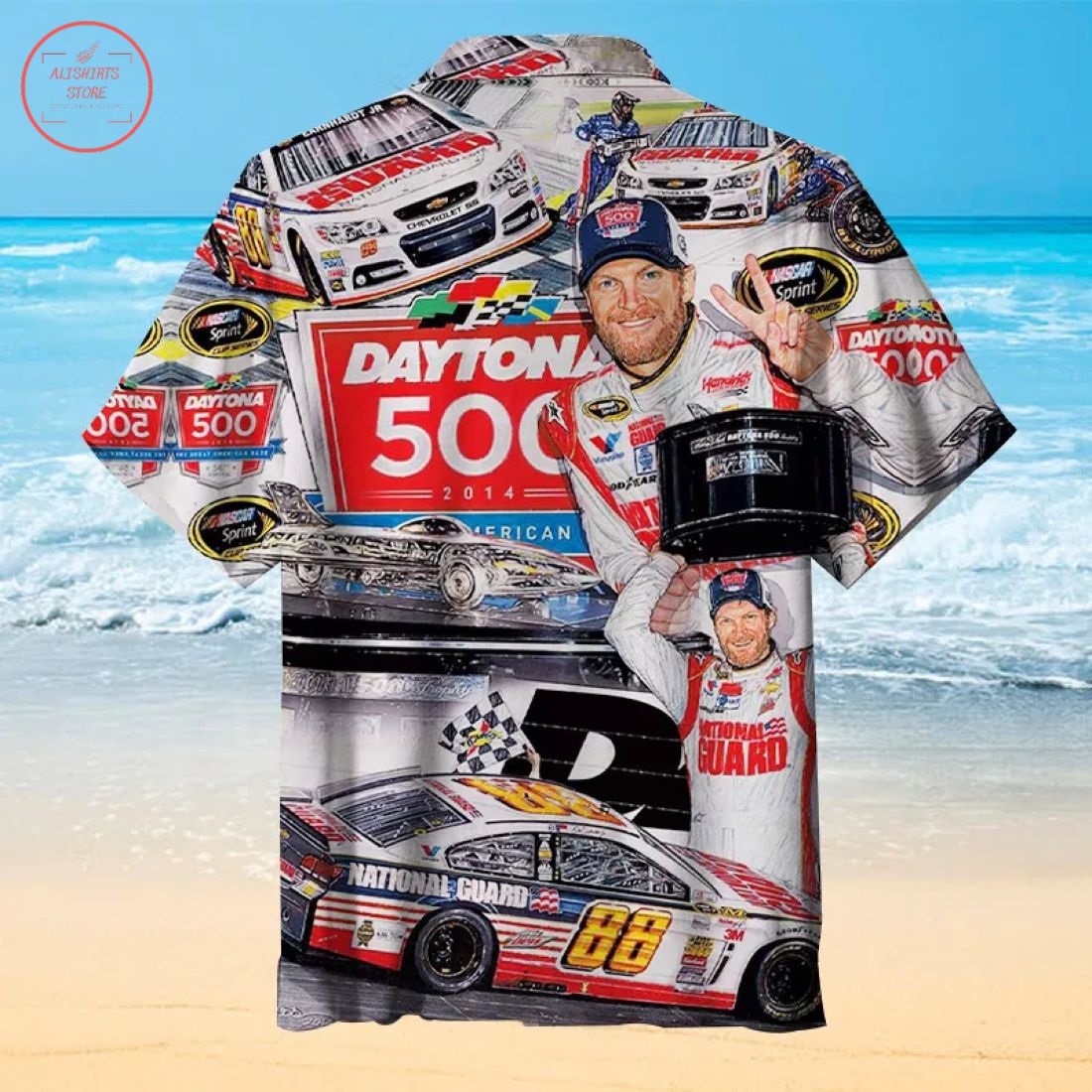 Dale Earnhardt Jr Hawaiian Shirt