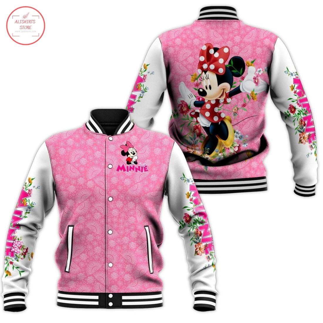Disney Minnie Mouse Letterman Jacket