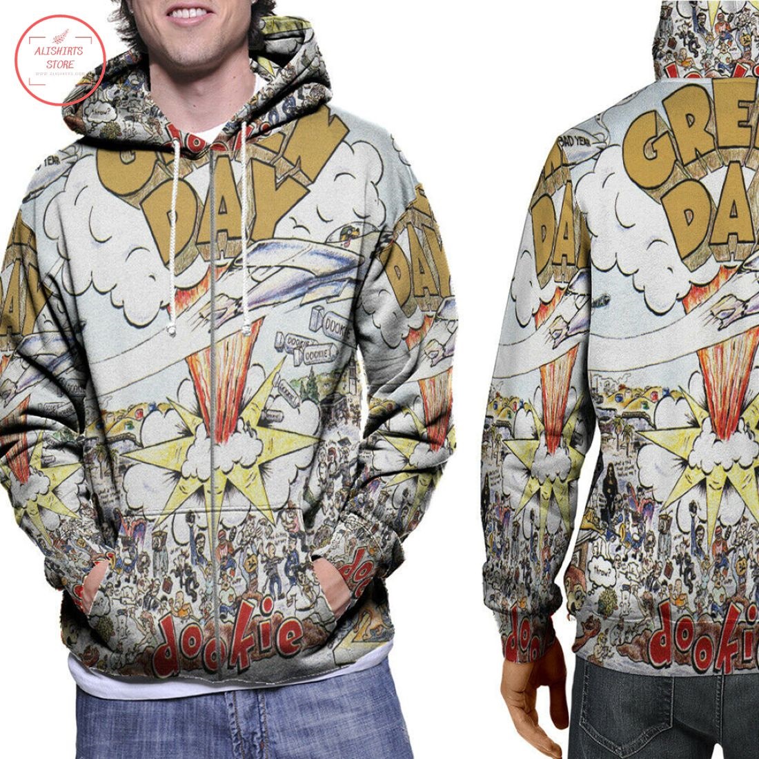 Dookie Green Day Band Hoodie