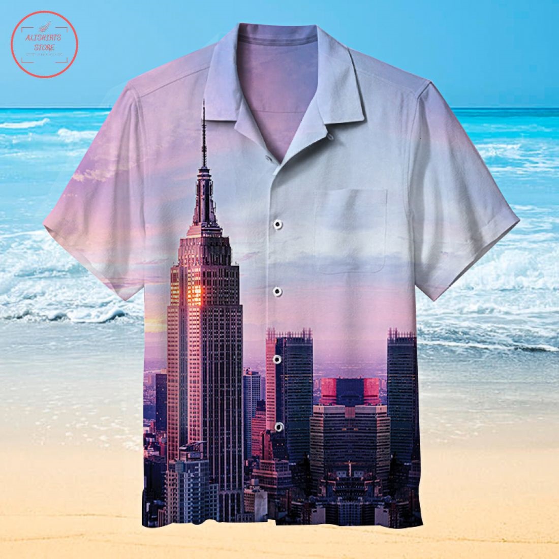 Empire State Building Hawaiian Shirt