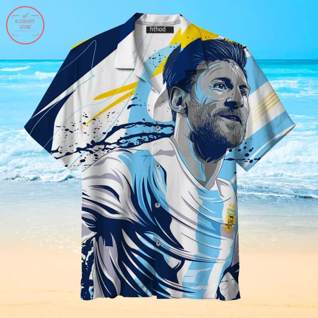 Goat Messi soccer King Hawaiian Shirts