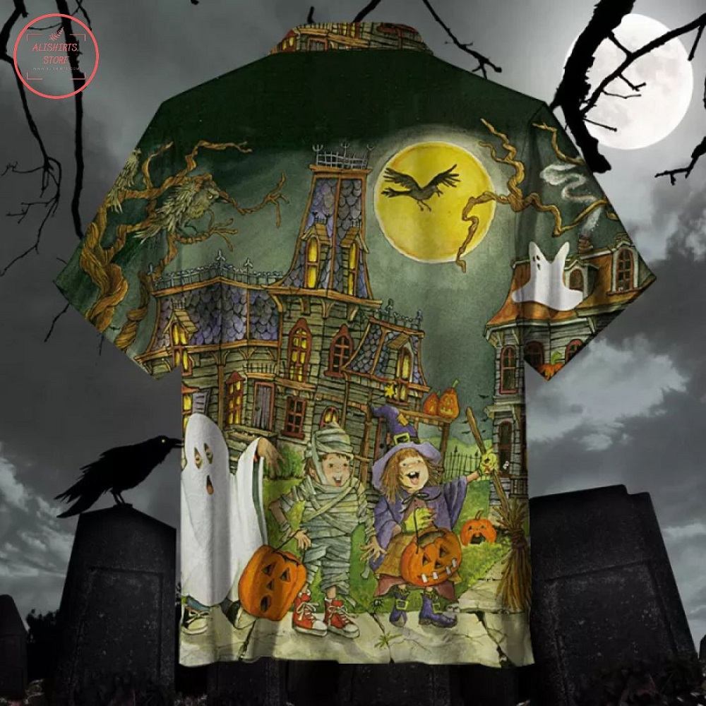 Halloween Little Goblins Hawaiian Shirt