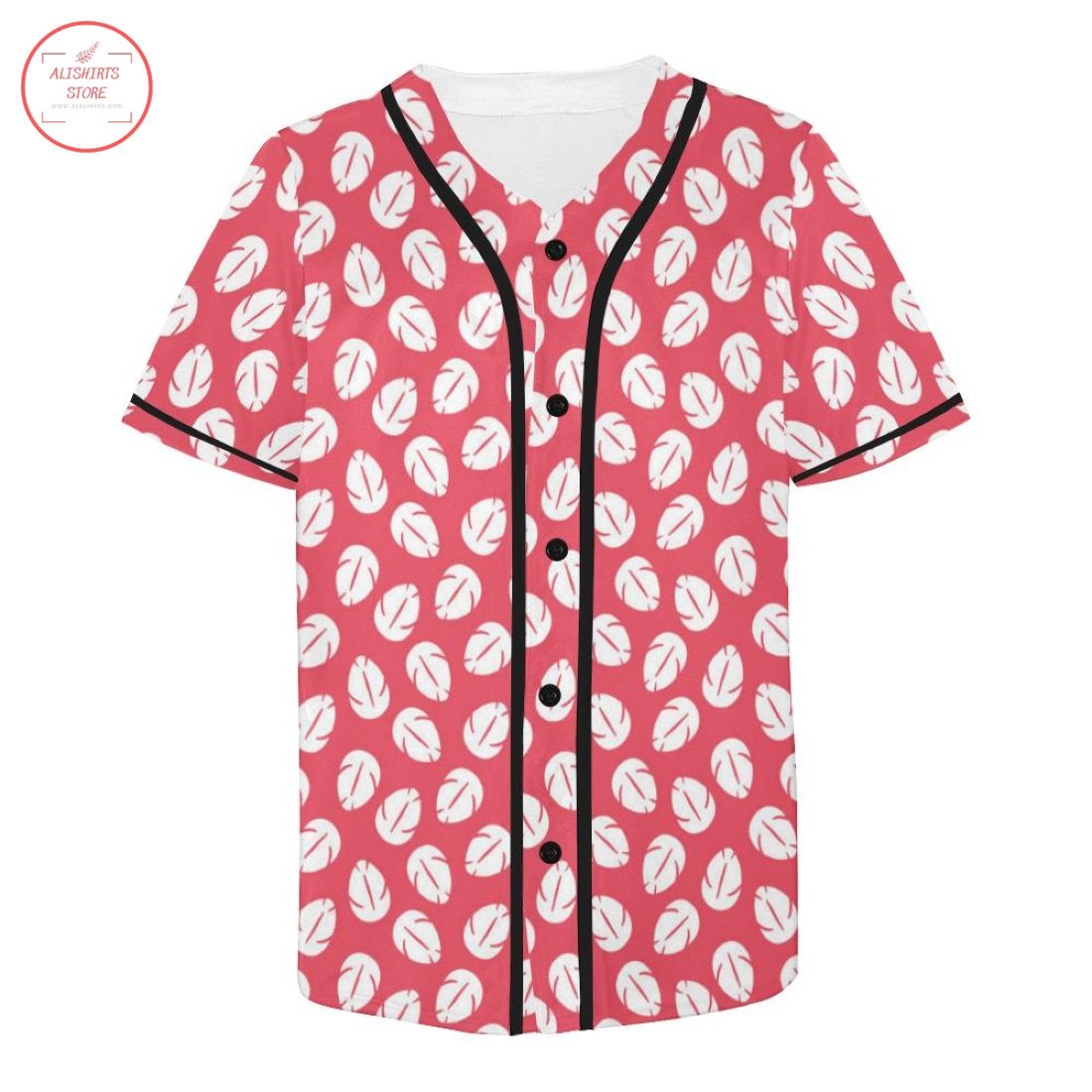 Hawaiian Flowers Baseball Jersey