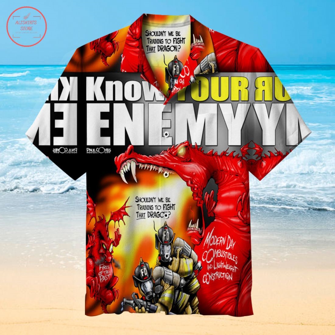 Hero Fire Brigade Hawaiian shirt