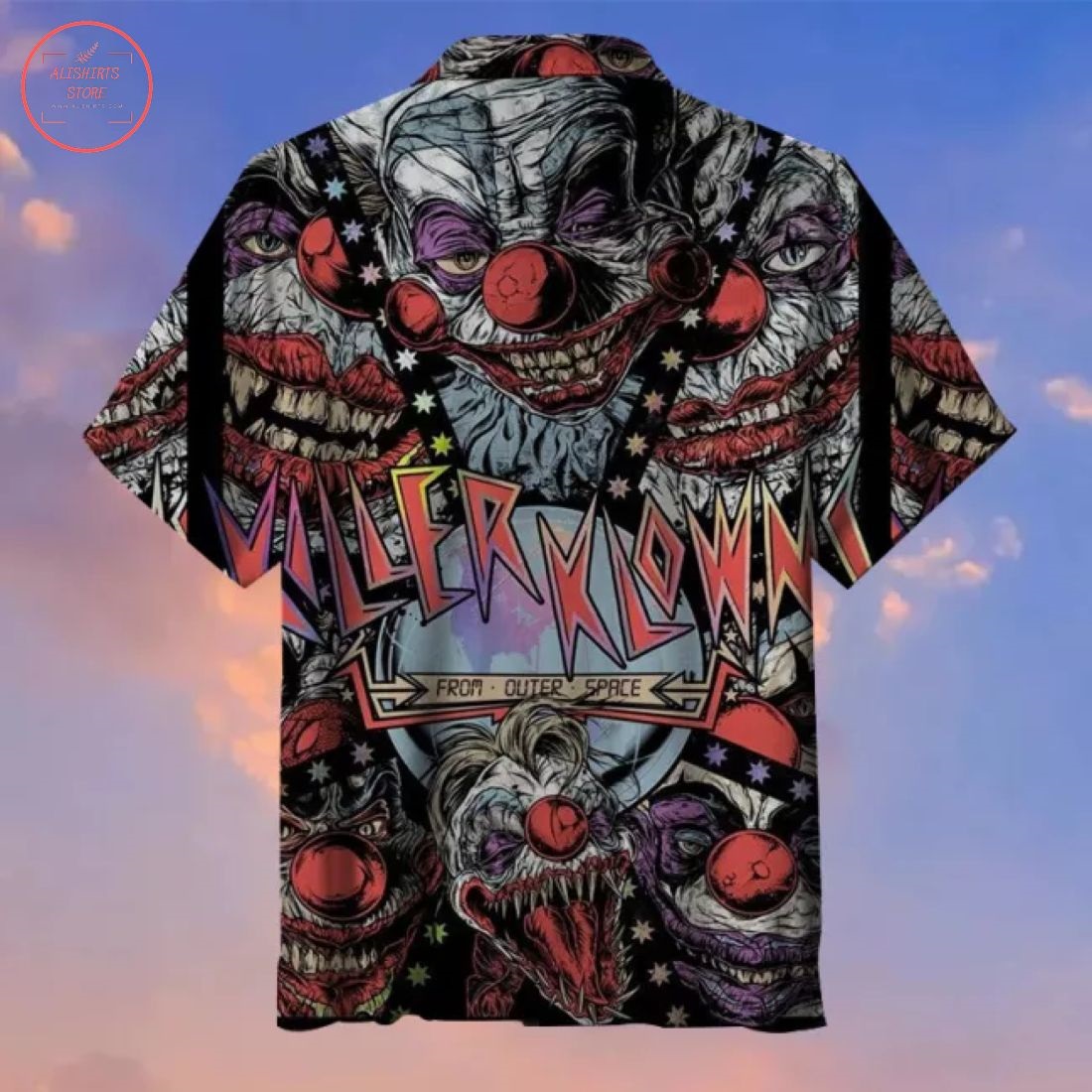 Horror Joker Halloween Hawaiian shirt