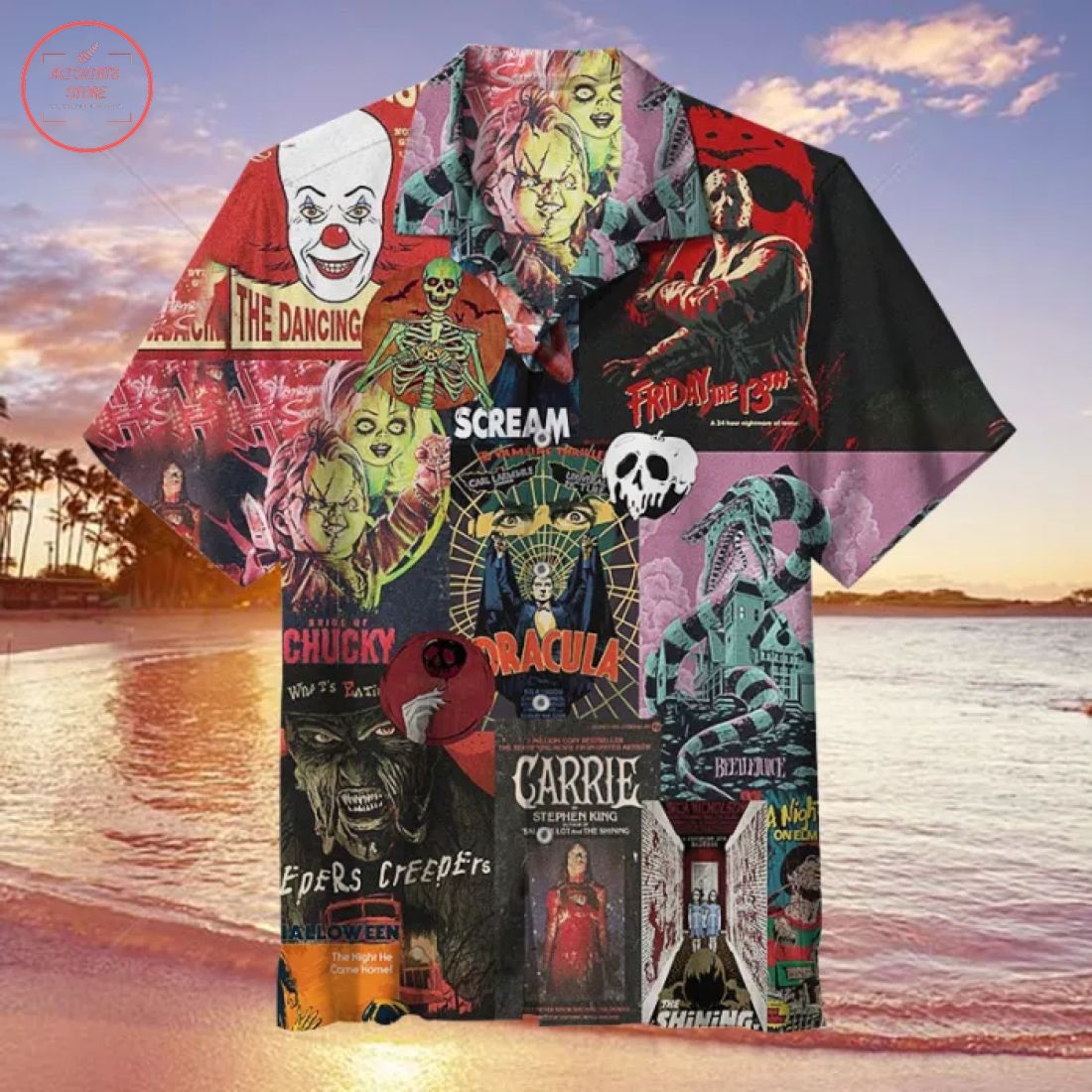 Horror Movies Halloween Hawaiian Shirt