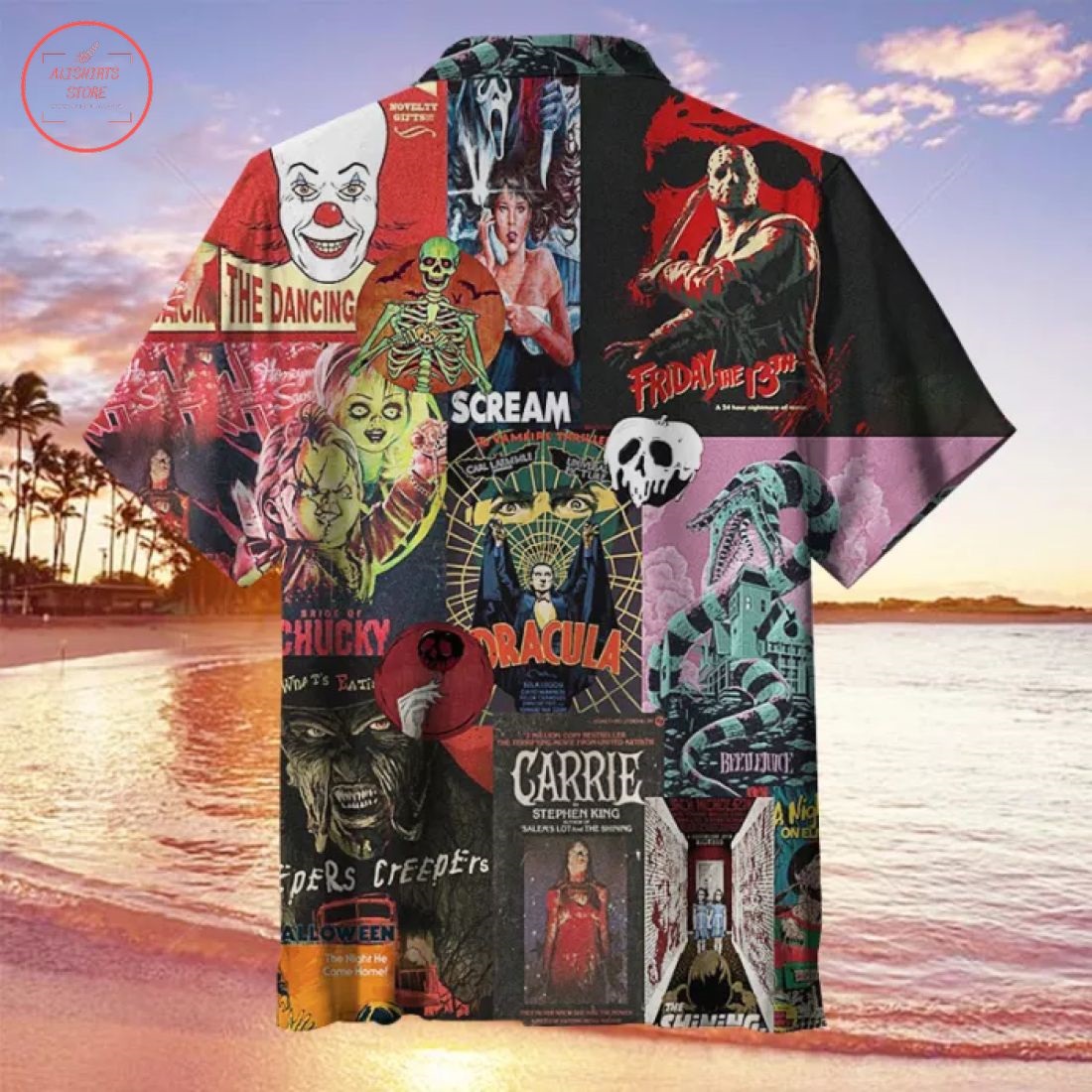 Horror Movies Halloween Hawaiian Shirt