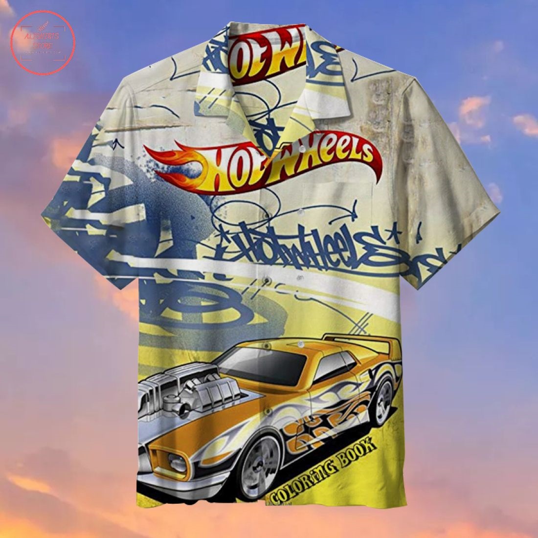 Hot Wheels Hawaiian Shirt