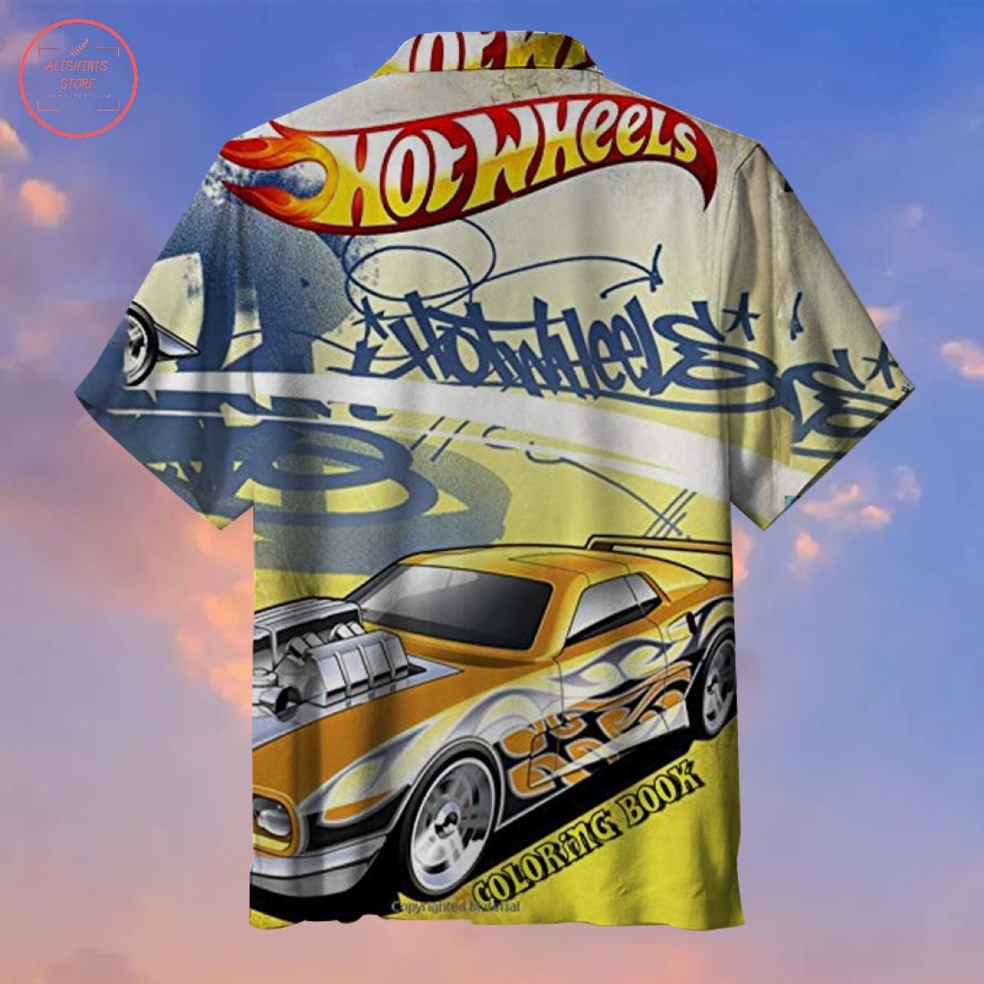 Hot Wheels Hawaiian Shirt