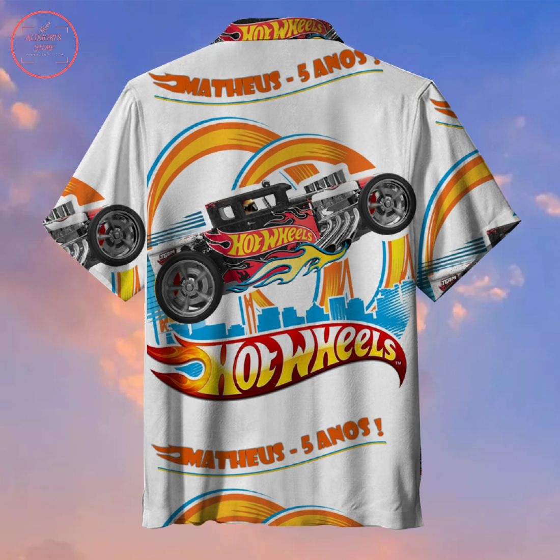 Hot Wheels Hawaiian Shirt