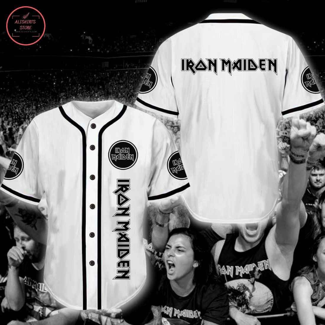 Iron Maiden Baseball Jersey