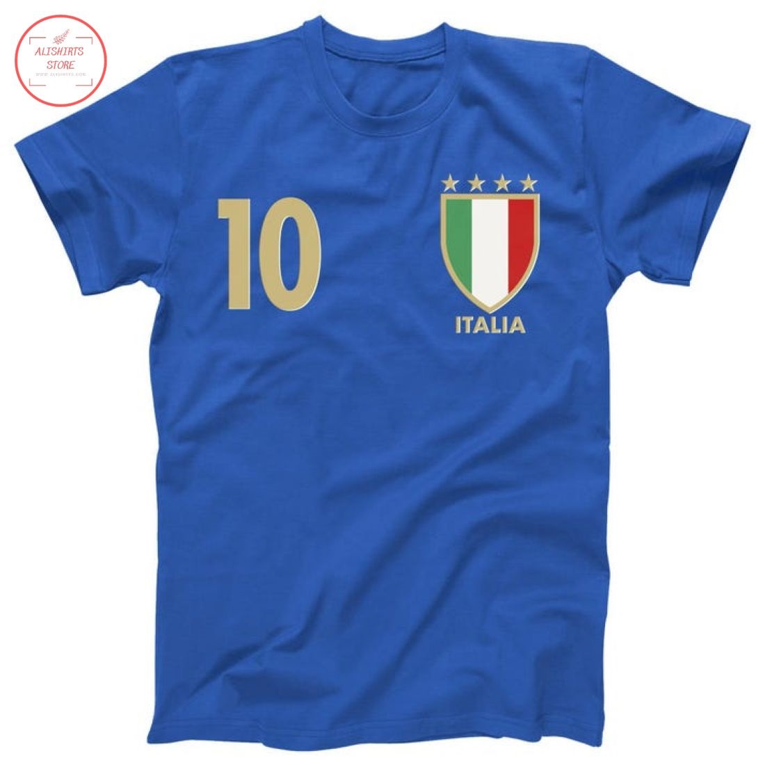 Italia No 10 Futbol Soccer Jersey Shirt