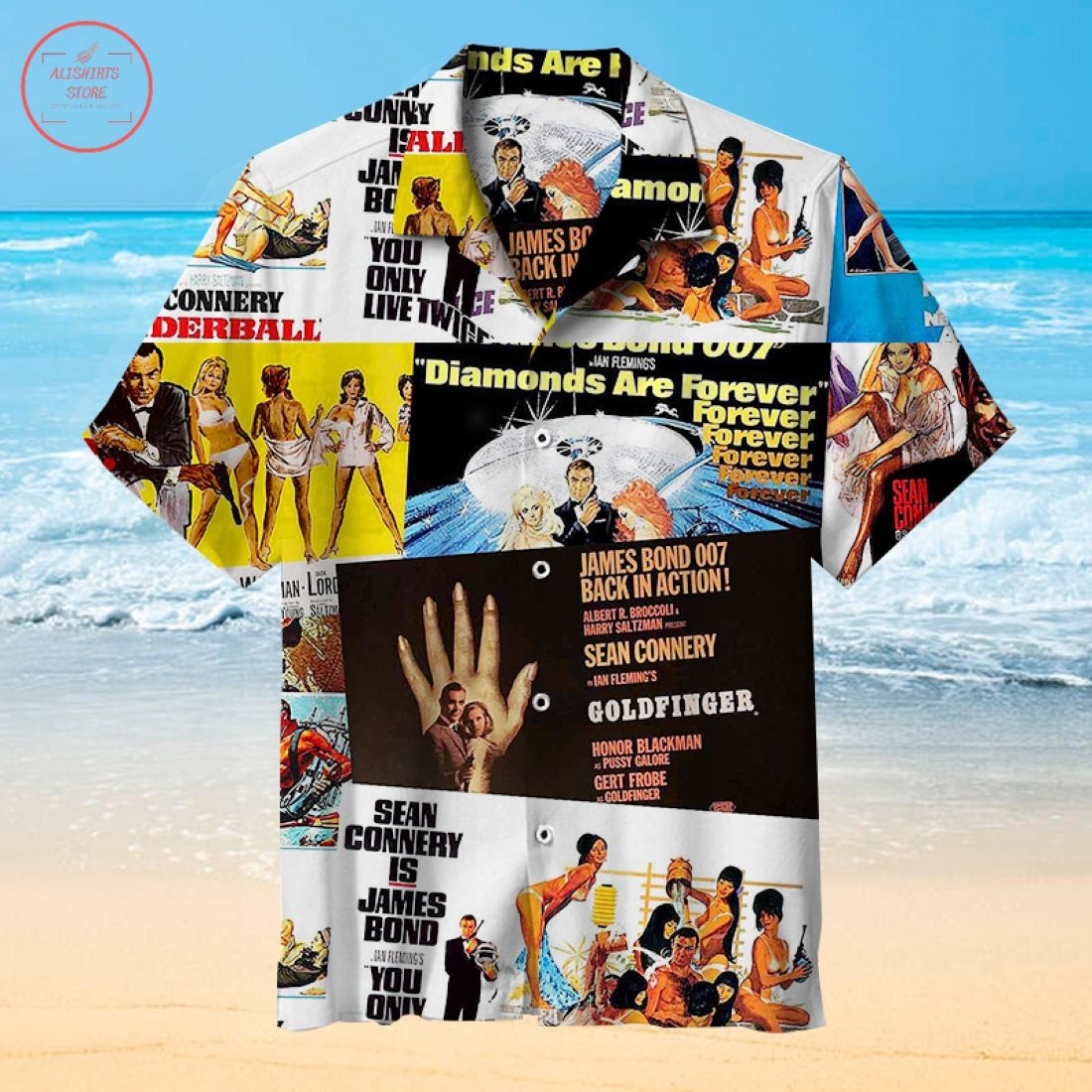 James Bond Movie Hawaiian Shirt