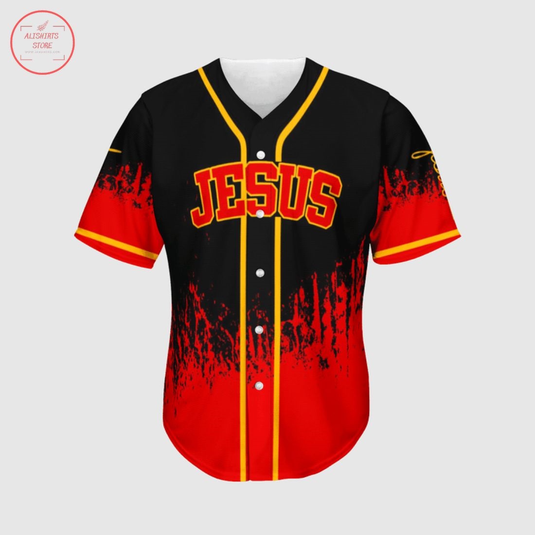 Jesus Saves My Life Baseball Jersey