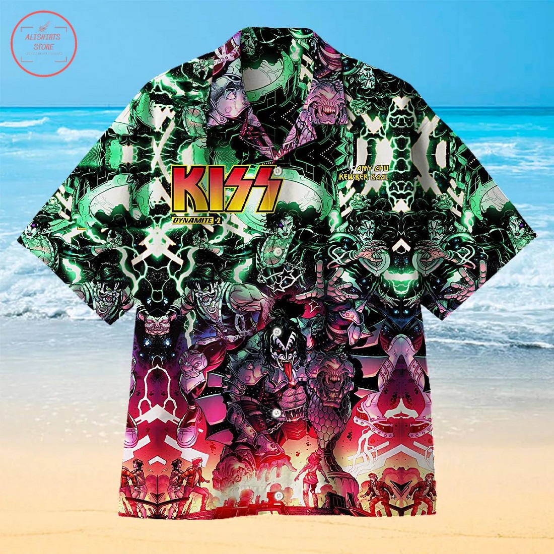 Kiss Comics Hawaiian Shirt