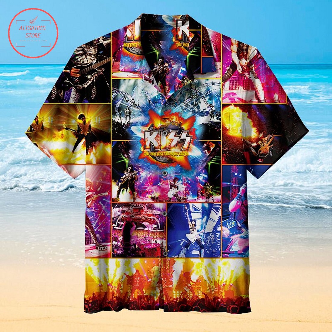 Kiss The Hottest Show on Earth Hawaiian Shirt