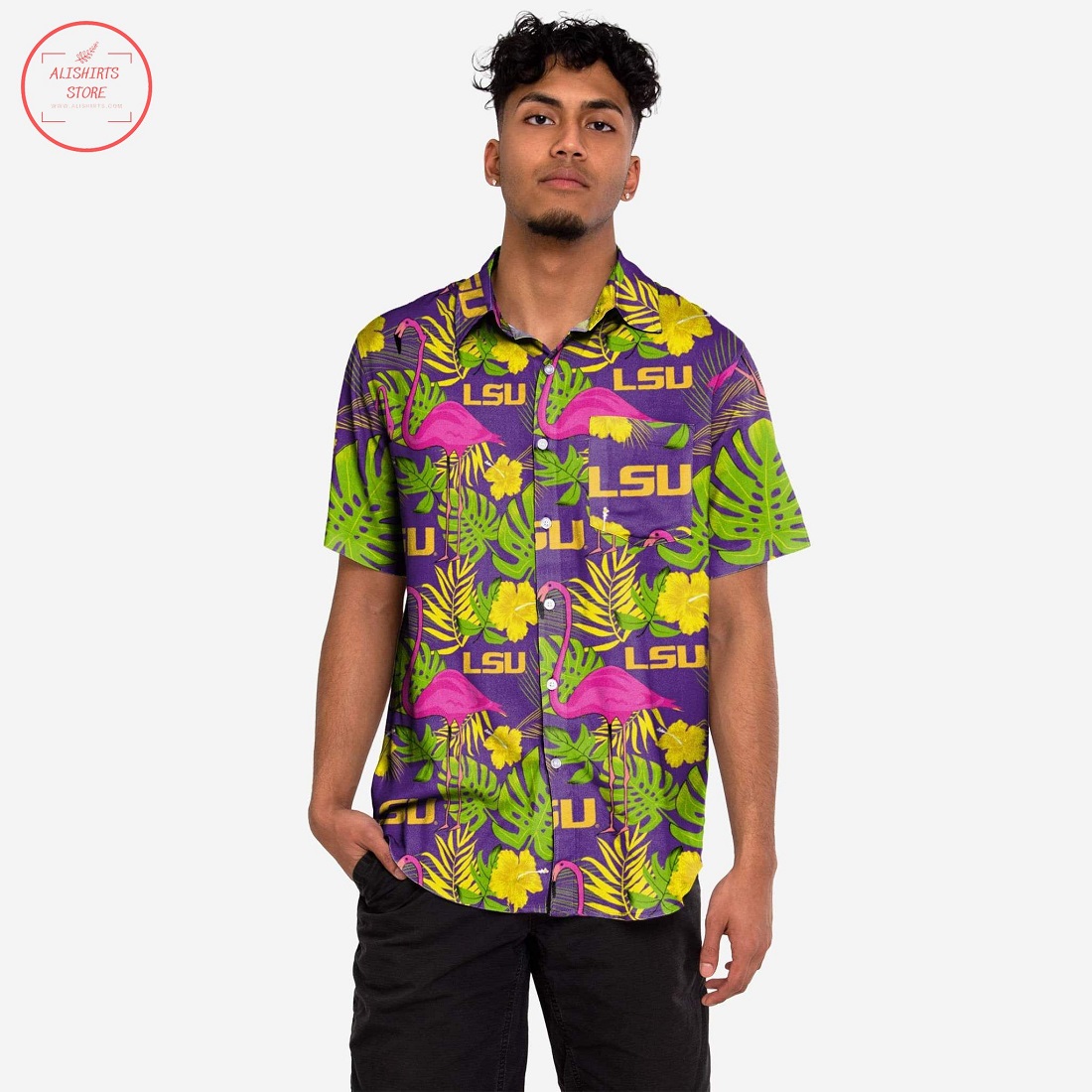 LSU Tigers Highlights Hawaiian Shirt