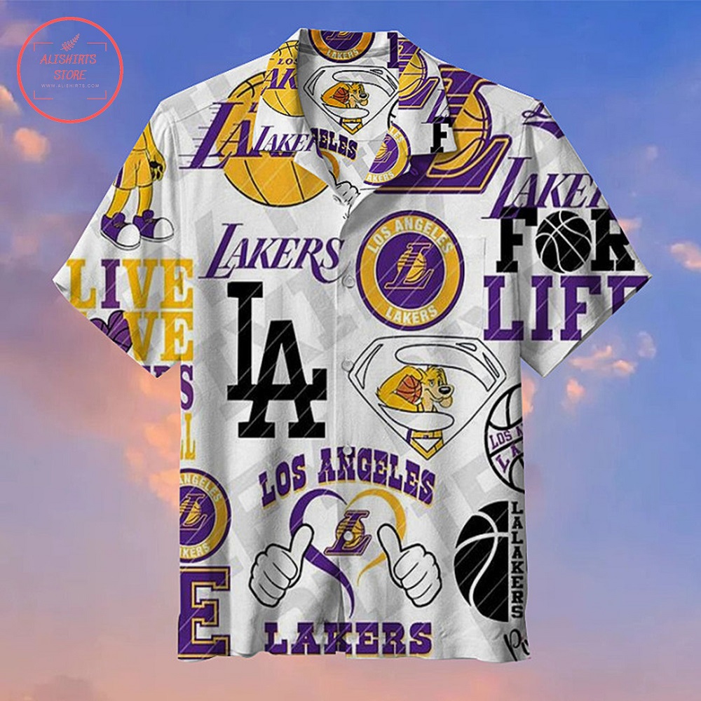 Lakers NBA Hawaiian Shirt